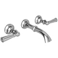 Antique Nickel Wall Mount Lavatory Faucet V5907