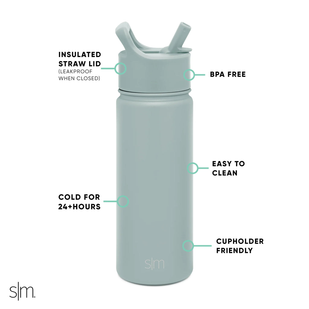 18 fl oz Vacuum Insulated Stainless Steel Water Bottle C559514