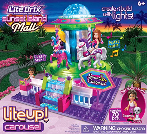 Lite Brix Carousel Playset A5829