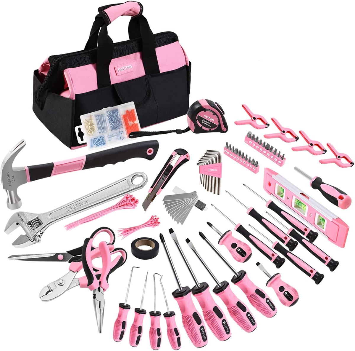 Pink 228-Piece Tool Set with Tool Bag H262
