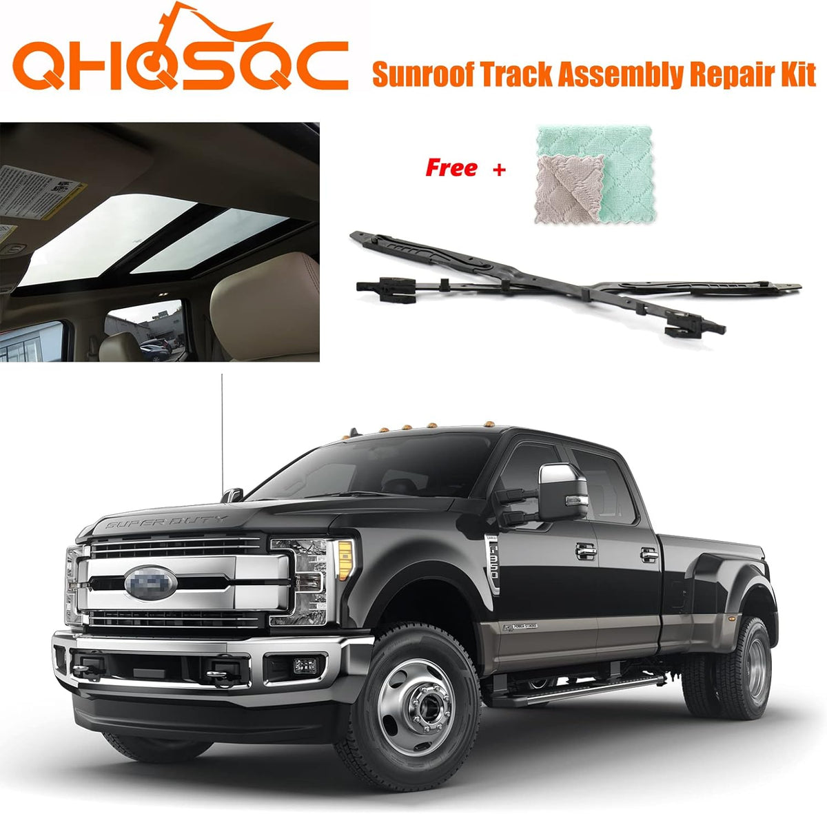 Sunroof Track Assembly Repair Kit Pack of 2 R1579