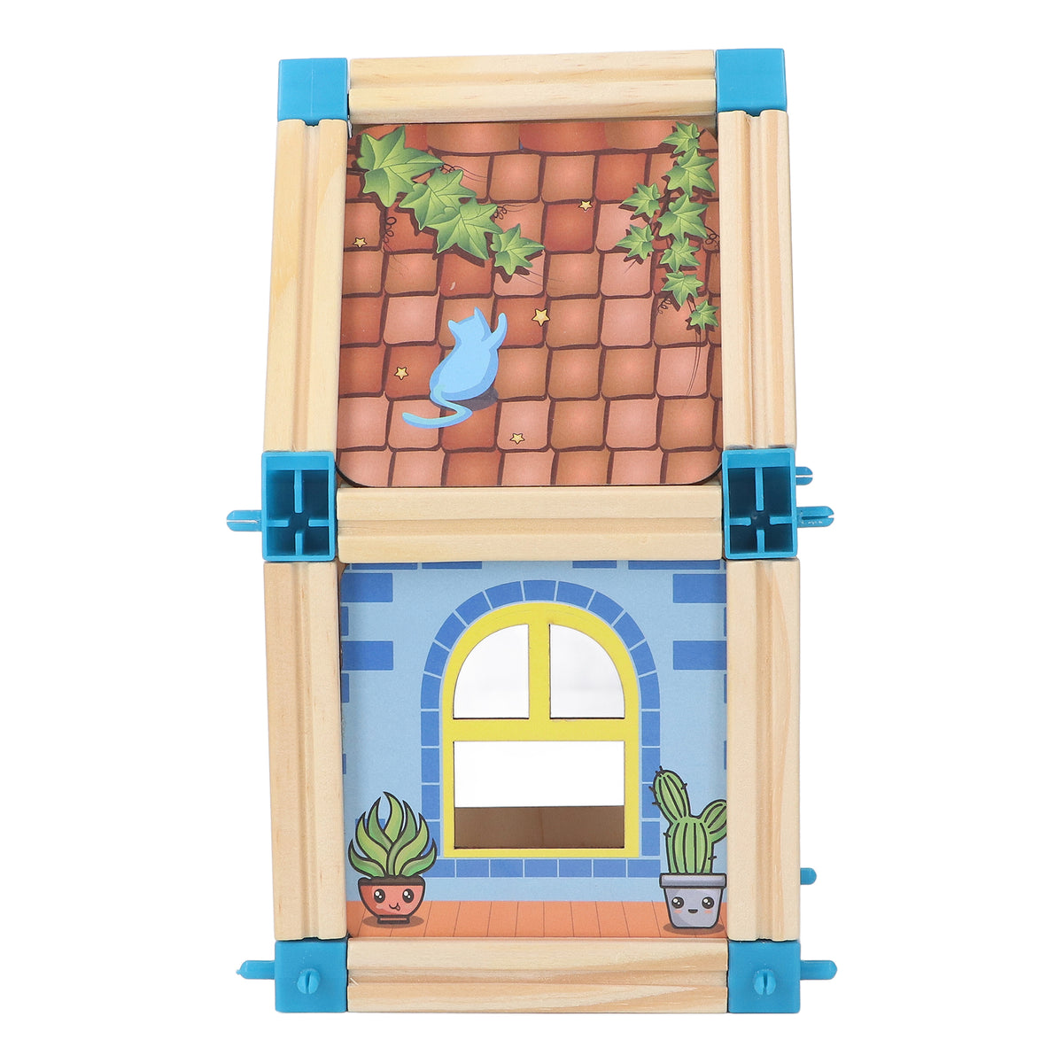 Wooden Building Blocks Set Educational Toy J457291