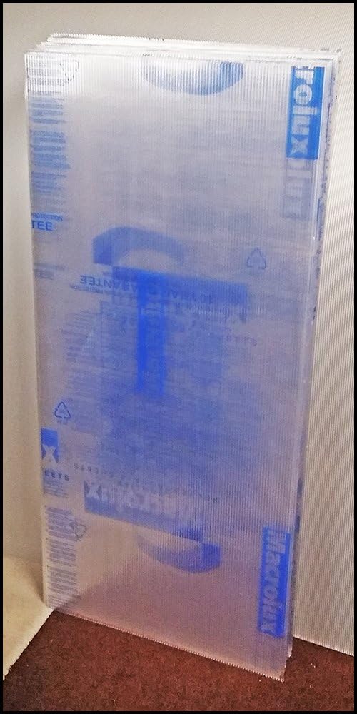 Clear 4mm Polycarbonate Greenhouse Cover 24 x 48 (Pak of 5) I59430