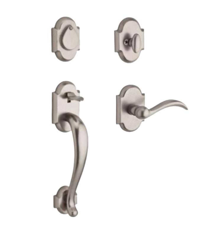 Full Dummy Adirondack Handleset Left Hand Arch Lever White Bronze Finish I820