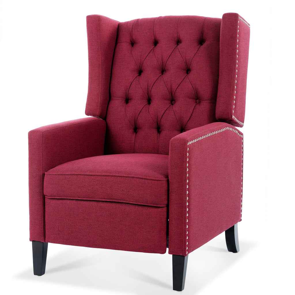 27" Wide Manual Wing Chair Recliner D9358