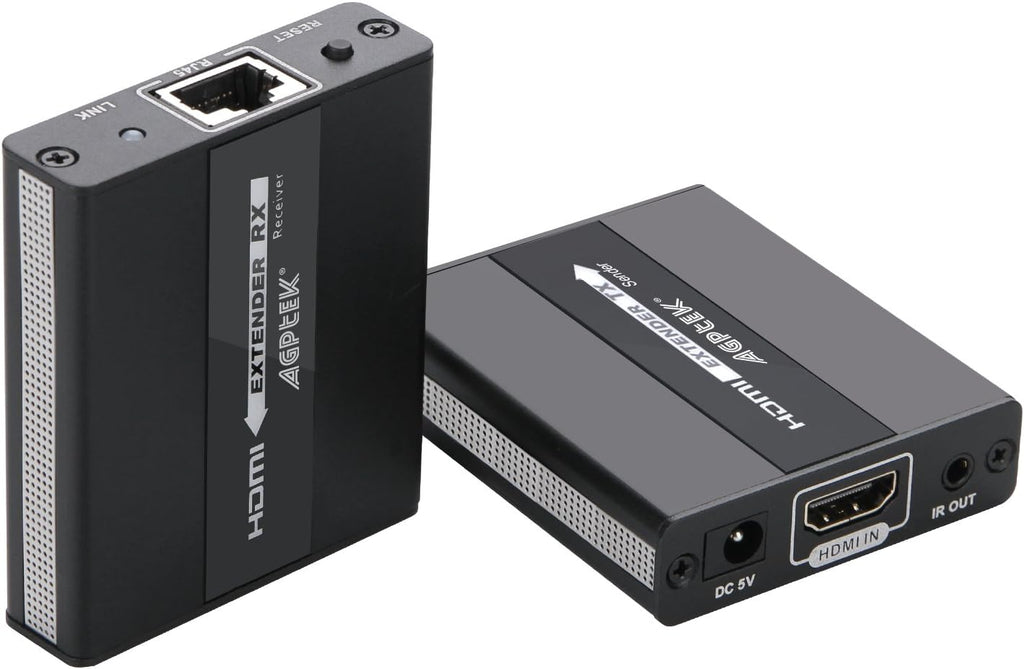 1080P HD HDMI Extender over Single CAT5/5E/6 Ethernet Cable with IR Blaster, Pack of 2 B920