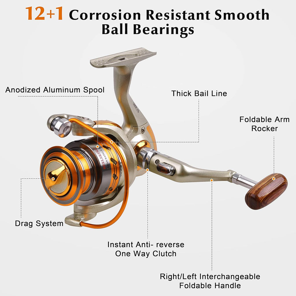 Carbon Fiber Telescopic Fishing Rod and Reel Combo Set with Carrier Bag M357284