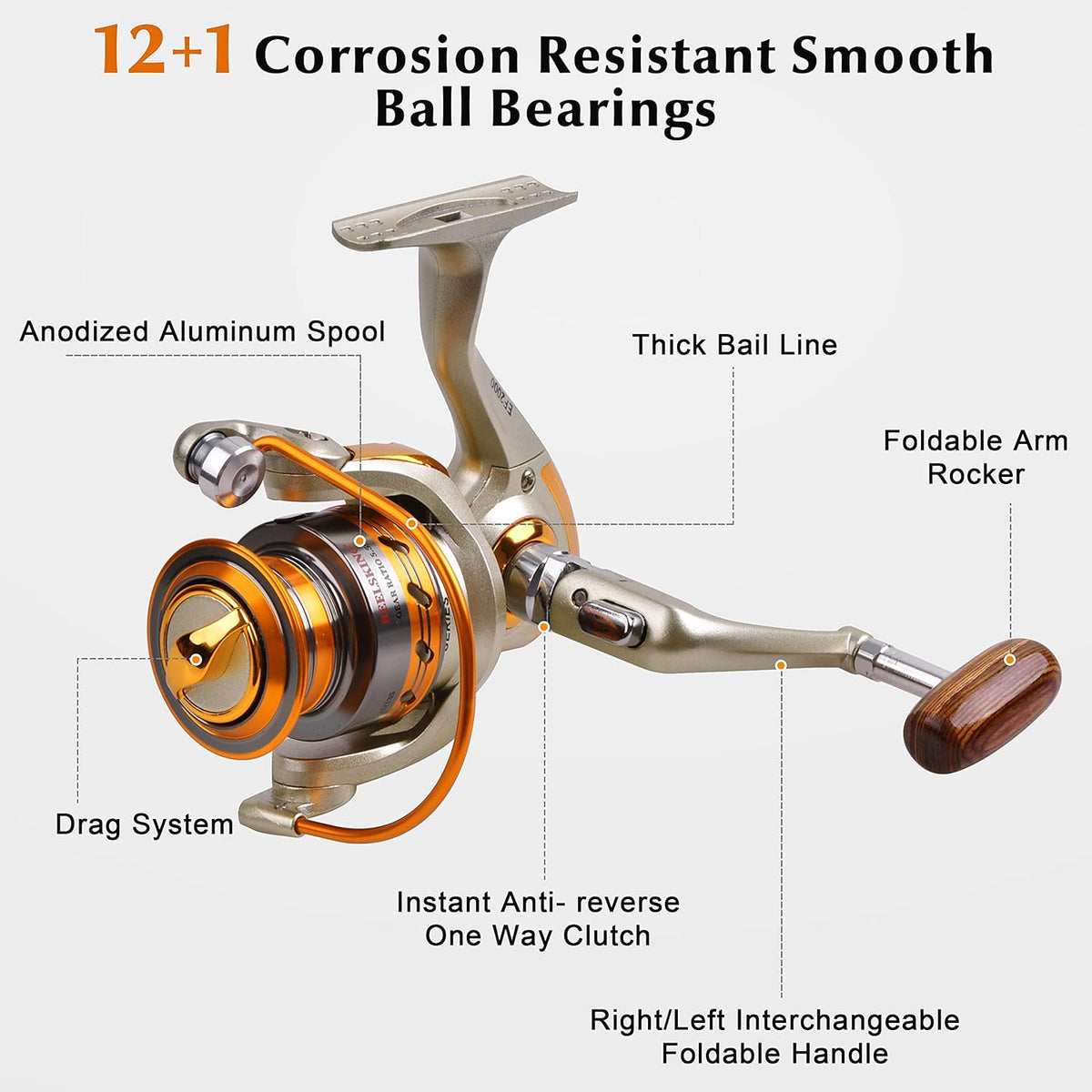 Carbon Fiber Telescopic Fishing Rod and Reel Combo Set with Carrier Bag M357284