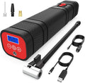 Tire Inflator Portable Air Compressor, 12V DC, 2000 * 3 mAh, 120 PSI, LED Light, Pack of 2 W4570