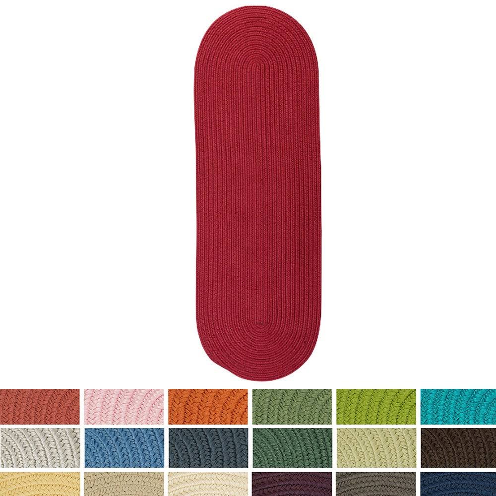 Nautical Blue Oval Reversible Runner X86086