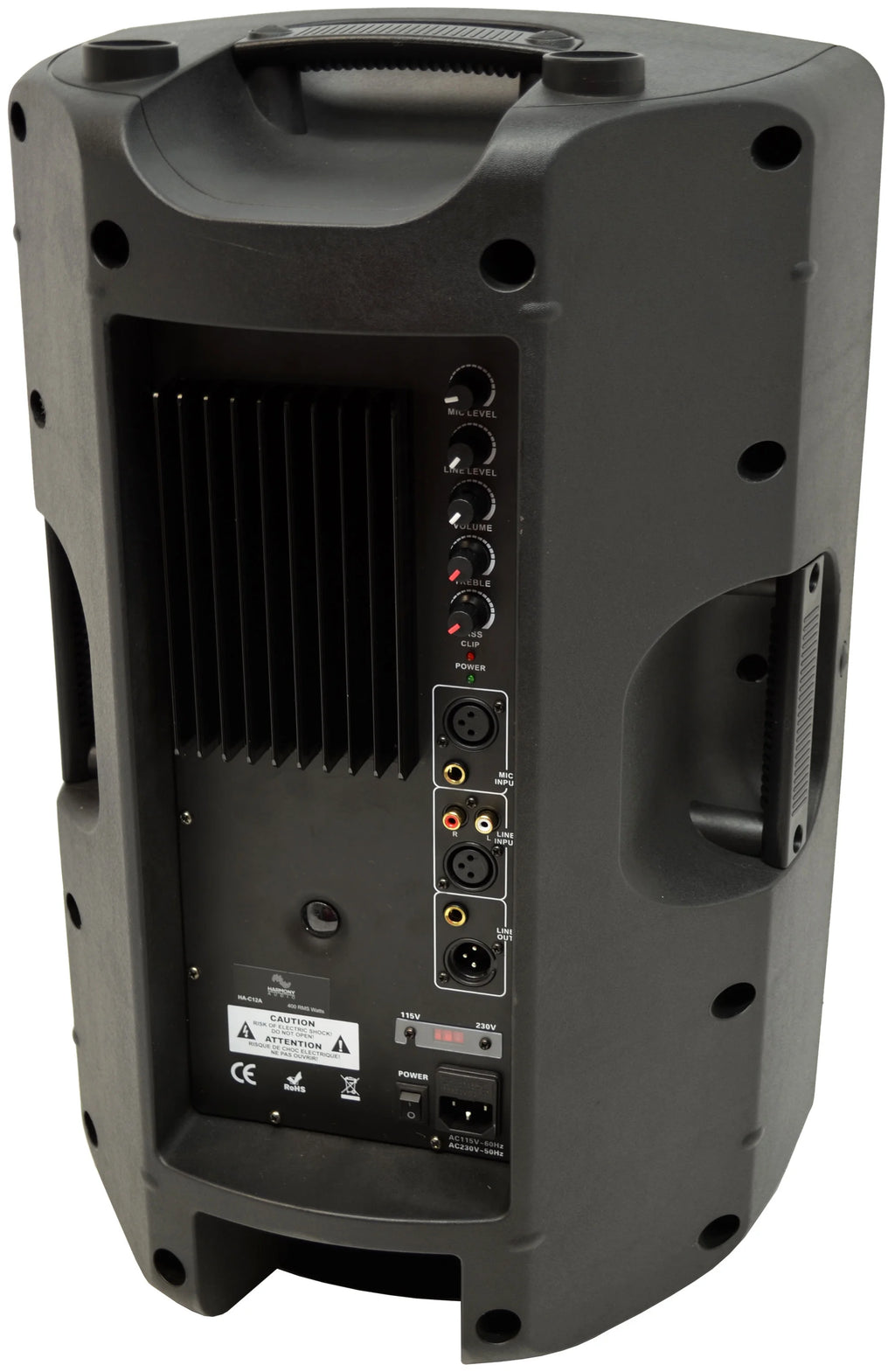Harmony Audio 12" Powered 800W PA Speaker Wall Mount W416372