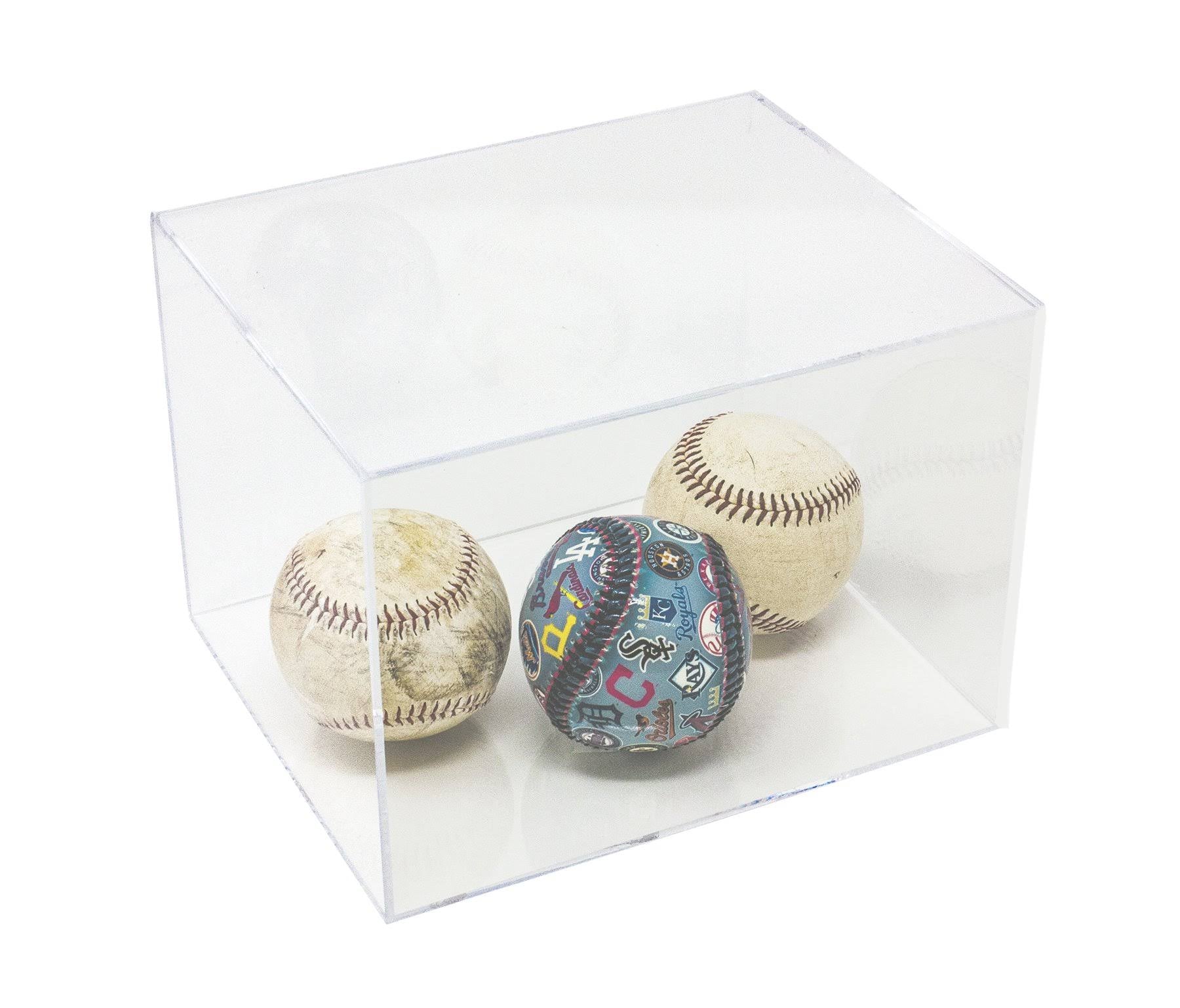 Clear Acrylic Display Case with Black Risers H6174