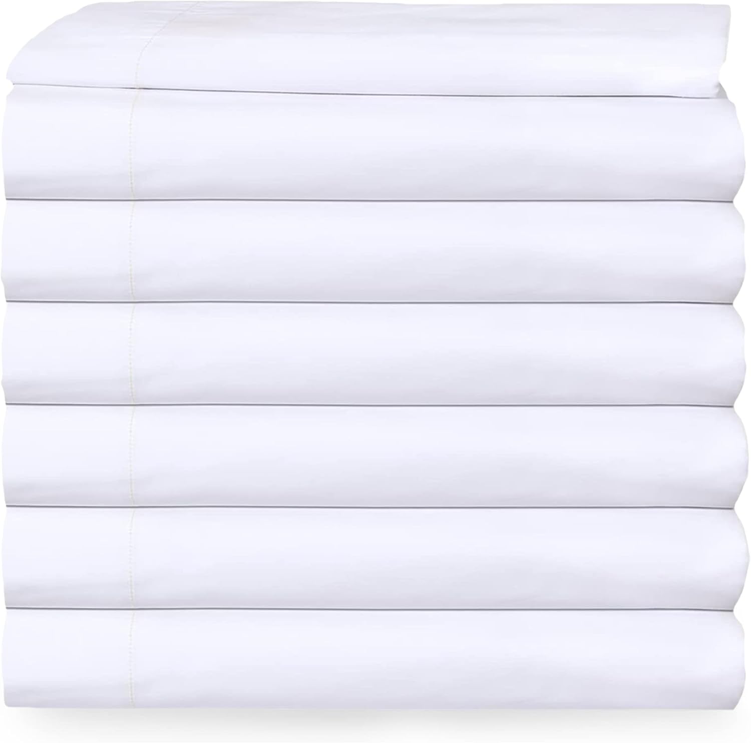 White Twin Percale Flat Sheet Pack of 2 K644943
