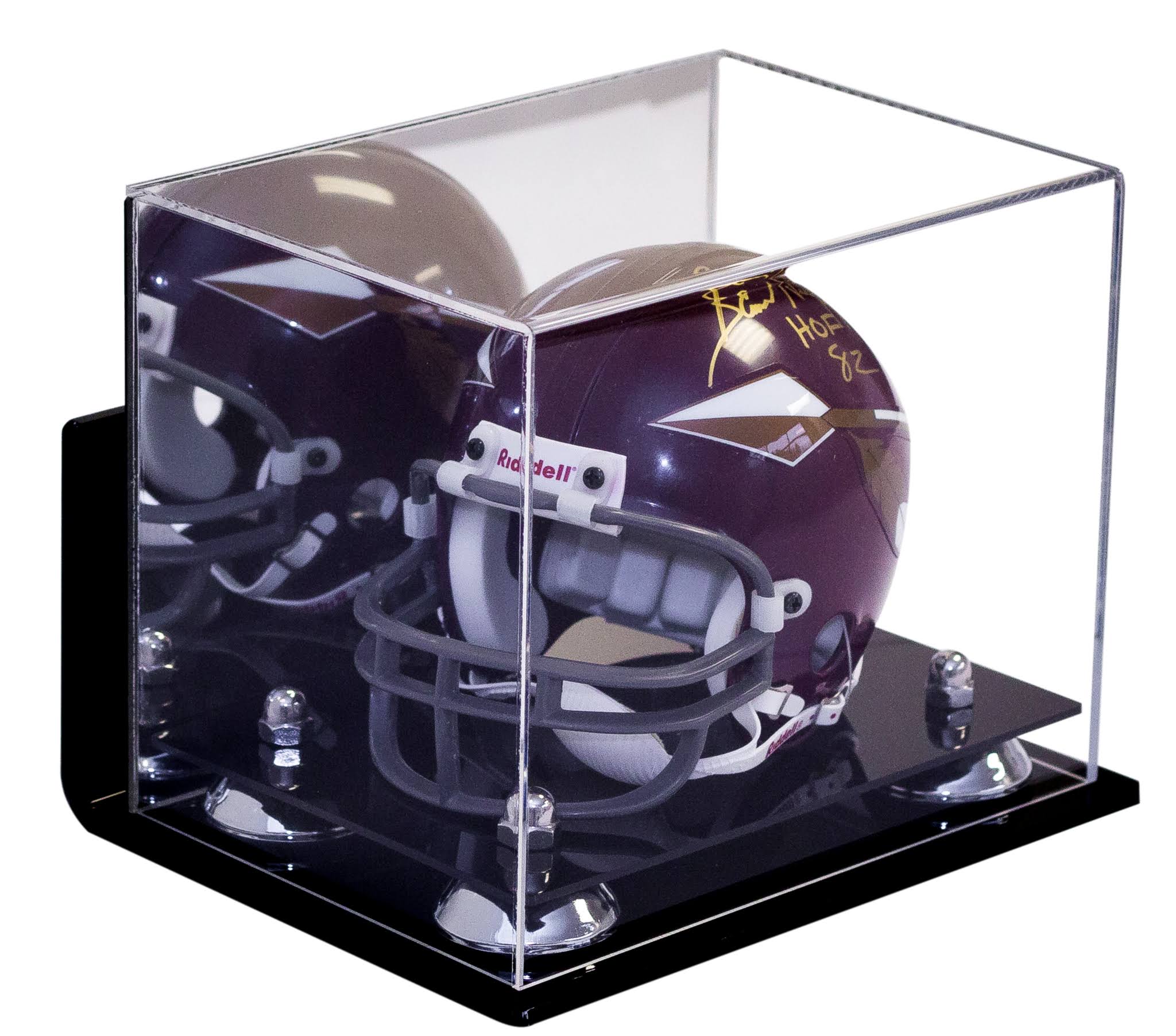 Clear Acrylic Display Case with Black Risers H6174
