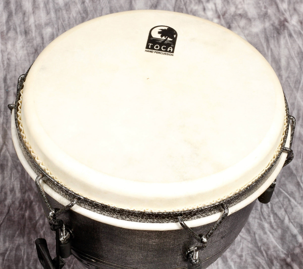 Antique Silver Djembe E4226