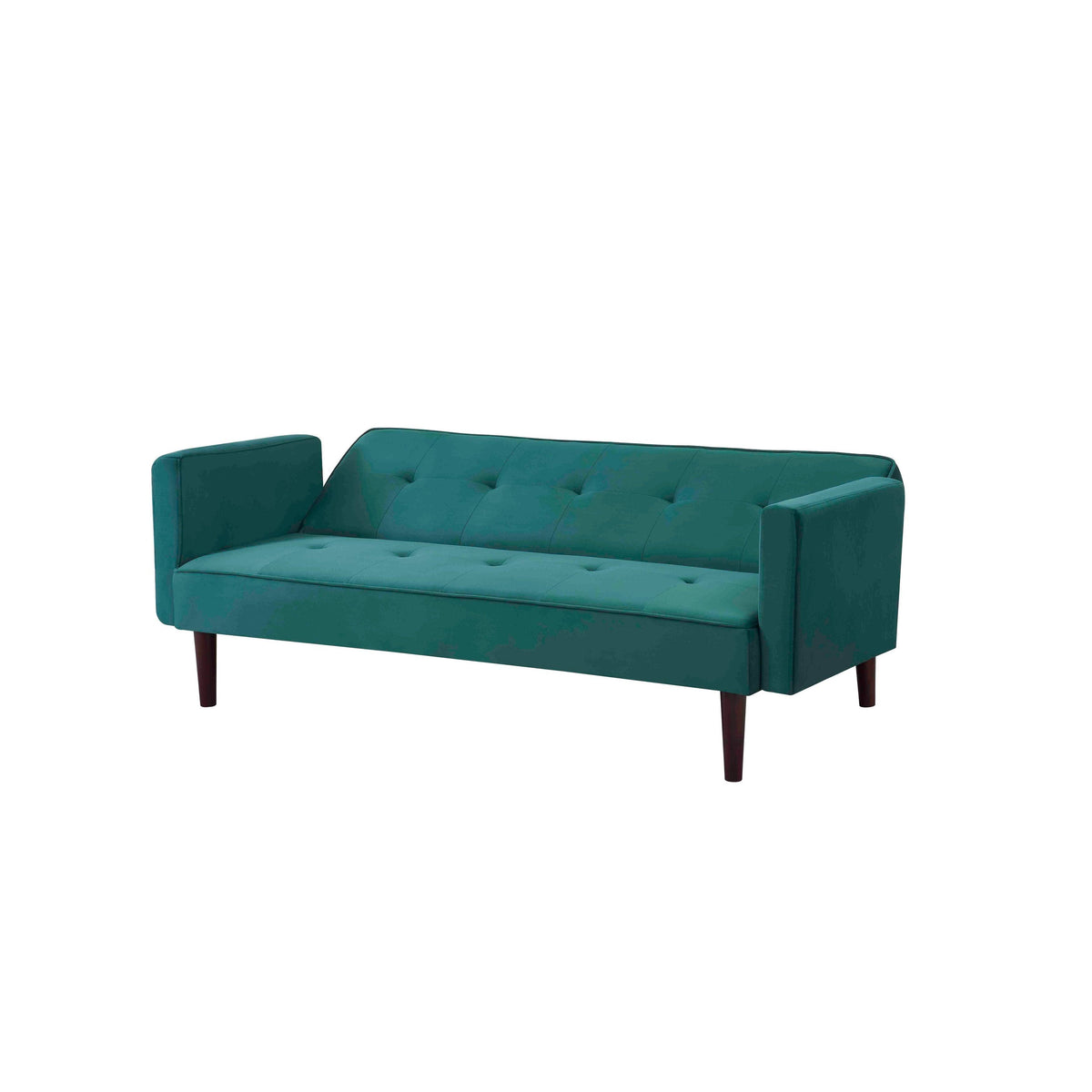 Black Tufted Velvet Sofa Bed H297161