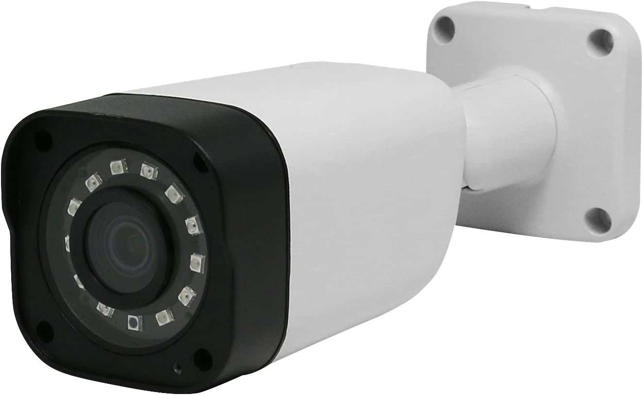 Real HD 4K 8MP PoE IP Security Bullet Camera, 3.6mm Fixed Lens, H.265, IP66 Waterproof, Pack of 2 U4435