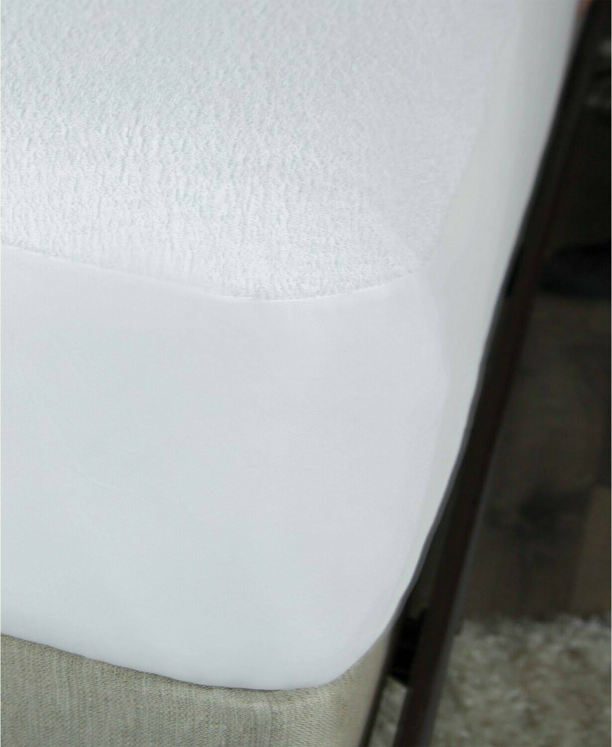 Cotton Terry Waterproof Mattress Protector Split Cal King P2934
