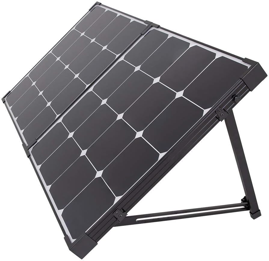 200 Watt Portable Foldable Solar Panel Suitcase with Waterproof 20A Charger Controller C233044