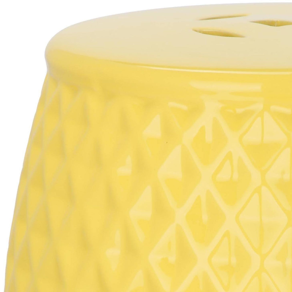 Yellow Garden Stool H64414