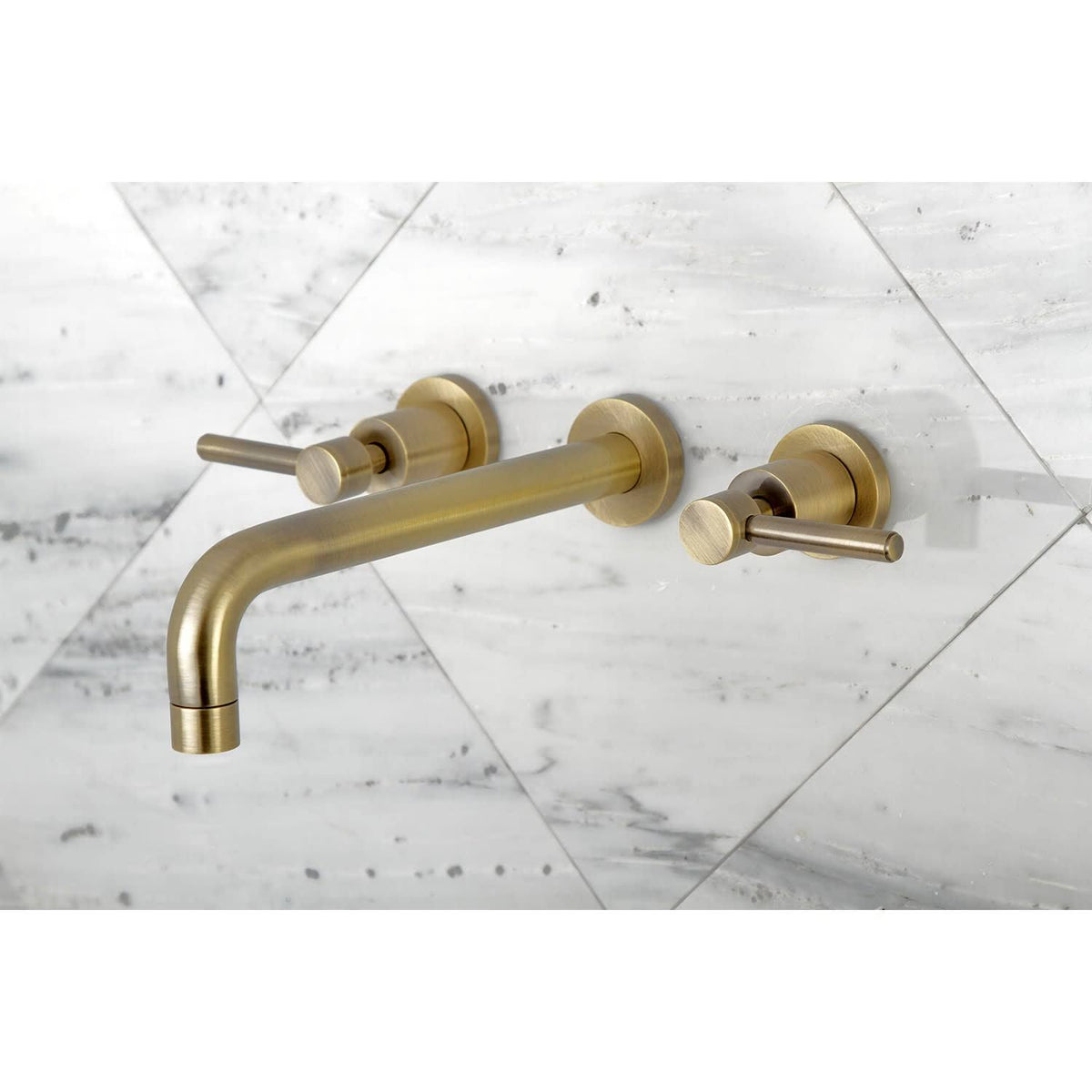 Oil Rubbed Bronze Wall Mount Roman Tub Faucet P65878