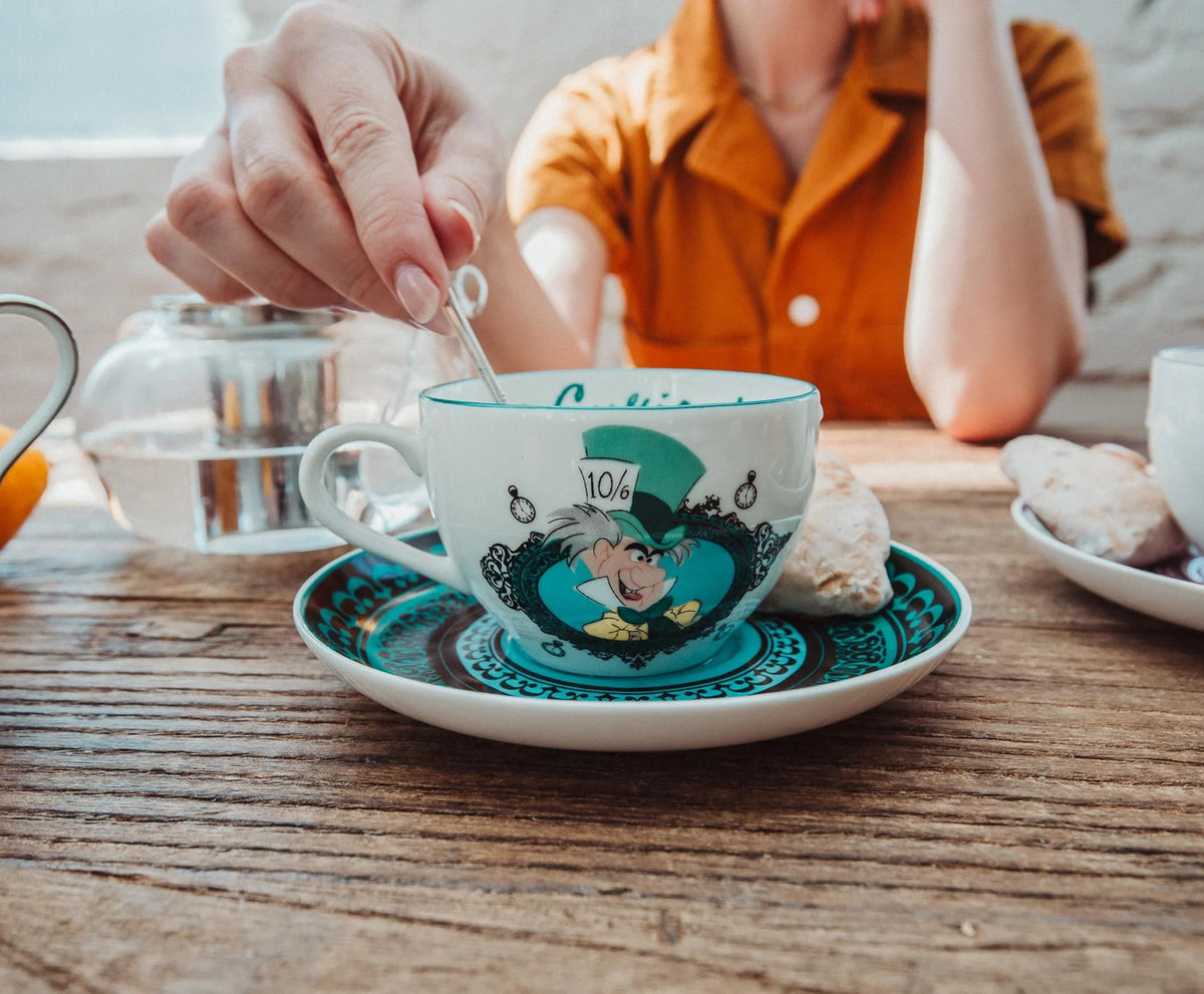 Bone China Teacup and Saucer Set of 2 K86836