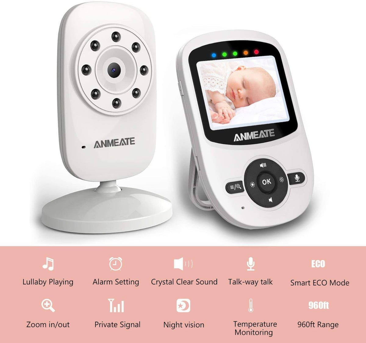 Video Baby Monitor with Digital Camera L32858