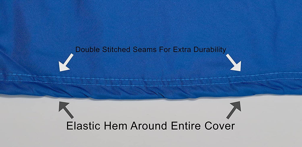 Blue / Black Jet Ski Cover with Trailer Straps and Storage Bag Y6140