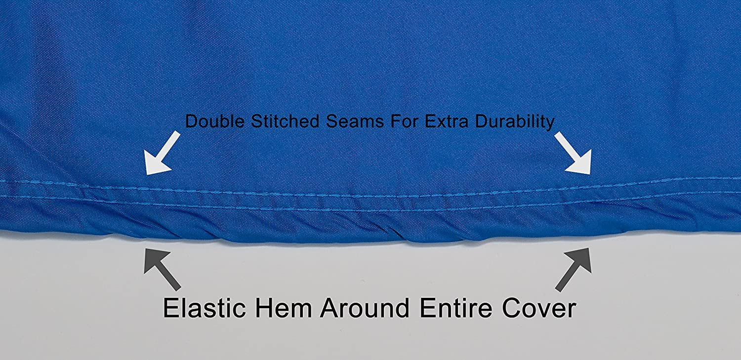 Blue / Black Jet Ski Cover with Trailer Straps and Storage Bag Y6140