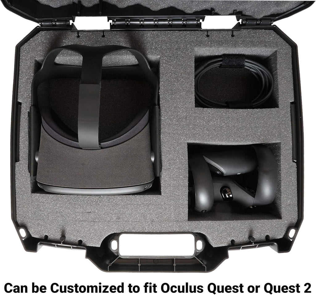 Hard Case for VR Gaming Headset & Accessories with Elite Strap P377