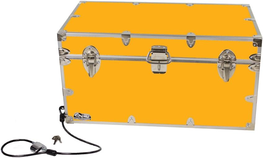 Large Storage Chest with Anchoring Cable Lock - 32 x 18 x 16.5 Inches M121861