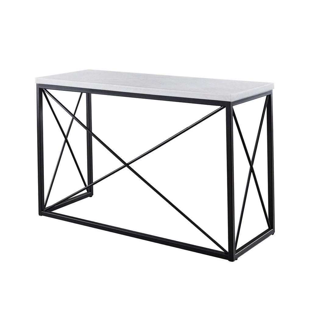 White Marble Sofa Table F86116