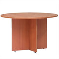 Round 3.5' Conference Table with X-Shaped Base B95866