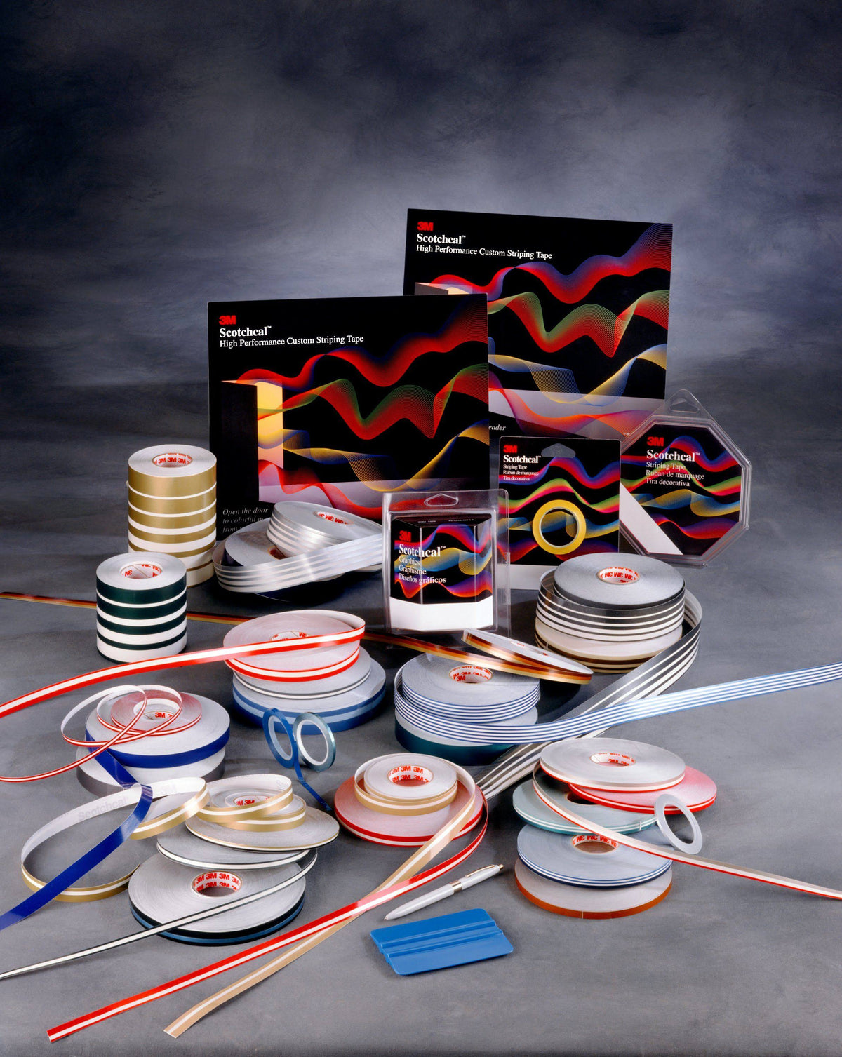 Red 3/8x22 x 150 Striping Tape I5740