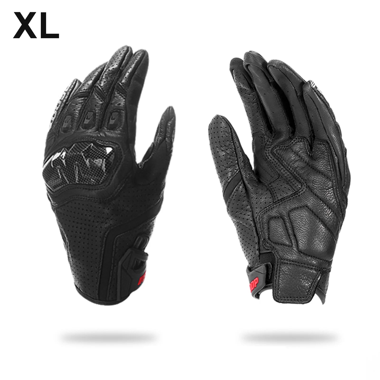 Carbon Fiber Knuckle Motorcycle Gloves F4454