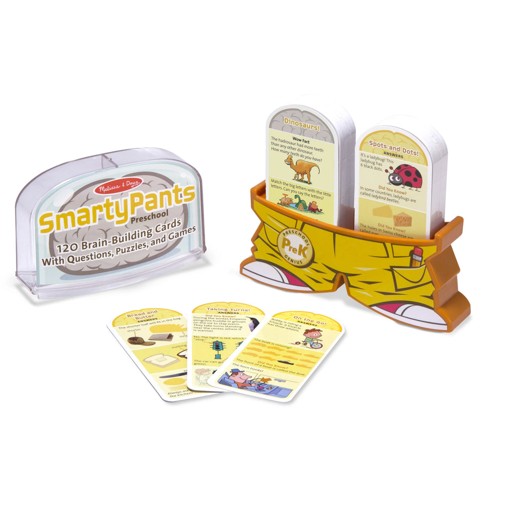 Preschool Card Set Educational Activity With 120 Questions, Puzzles, and Games H39656