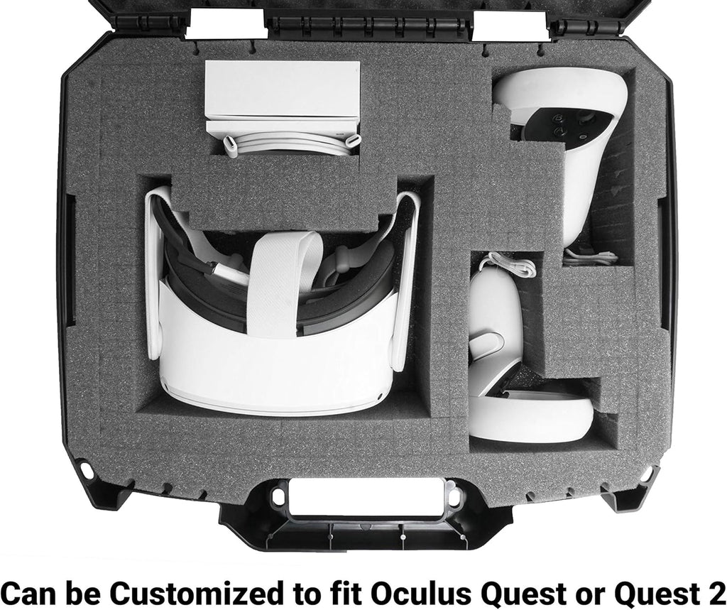 Hard Case for VR Gaming Headset & Accessories with Elite Strap P377