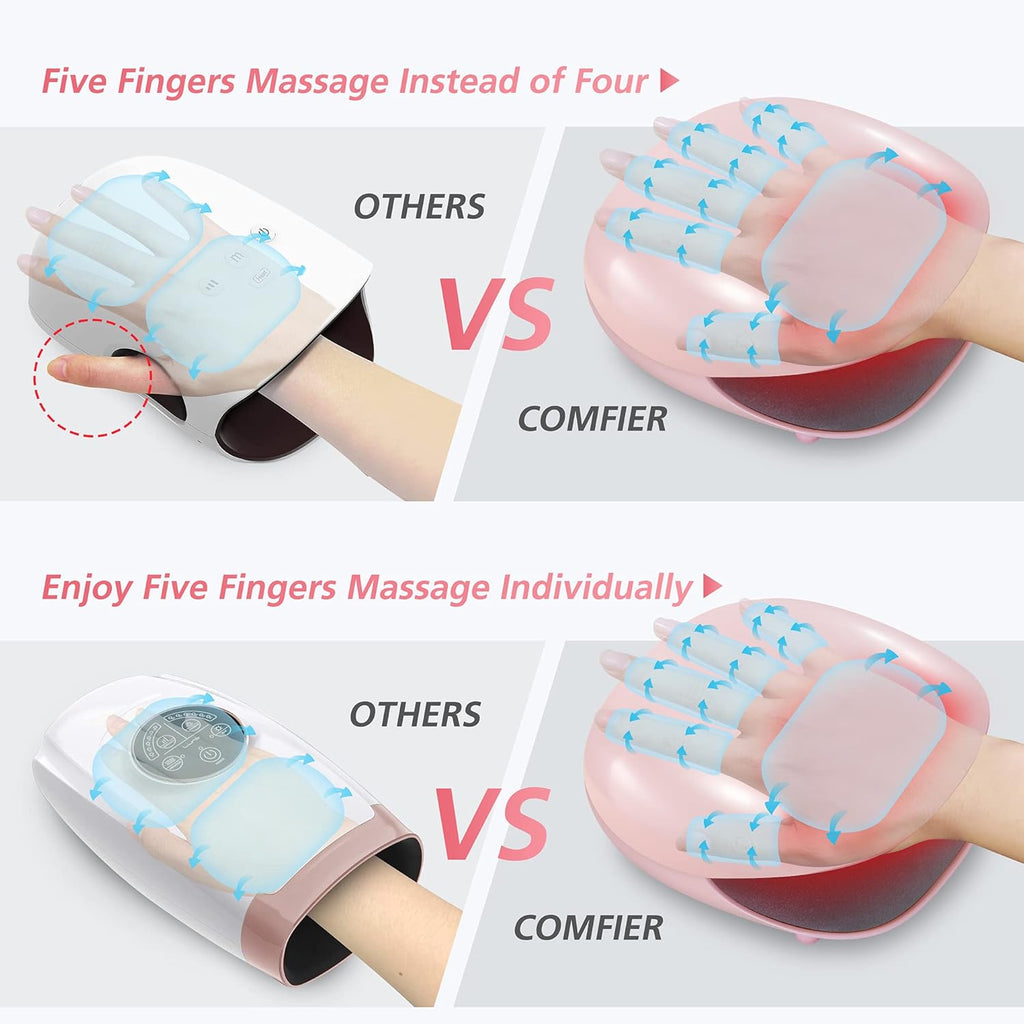 Rechargeable Hand Massager with Heat Q807393