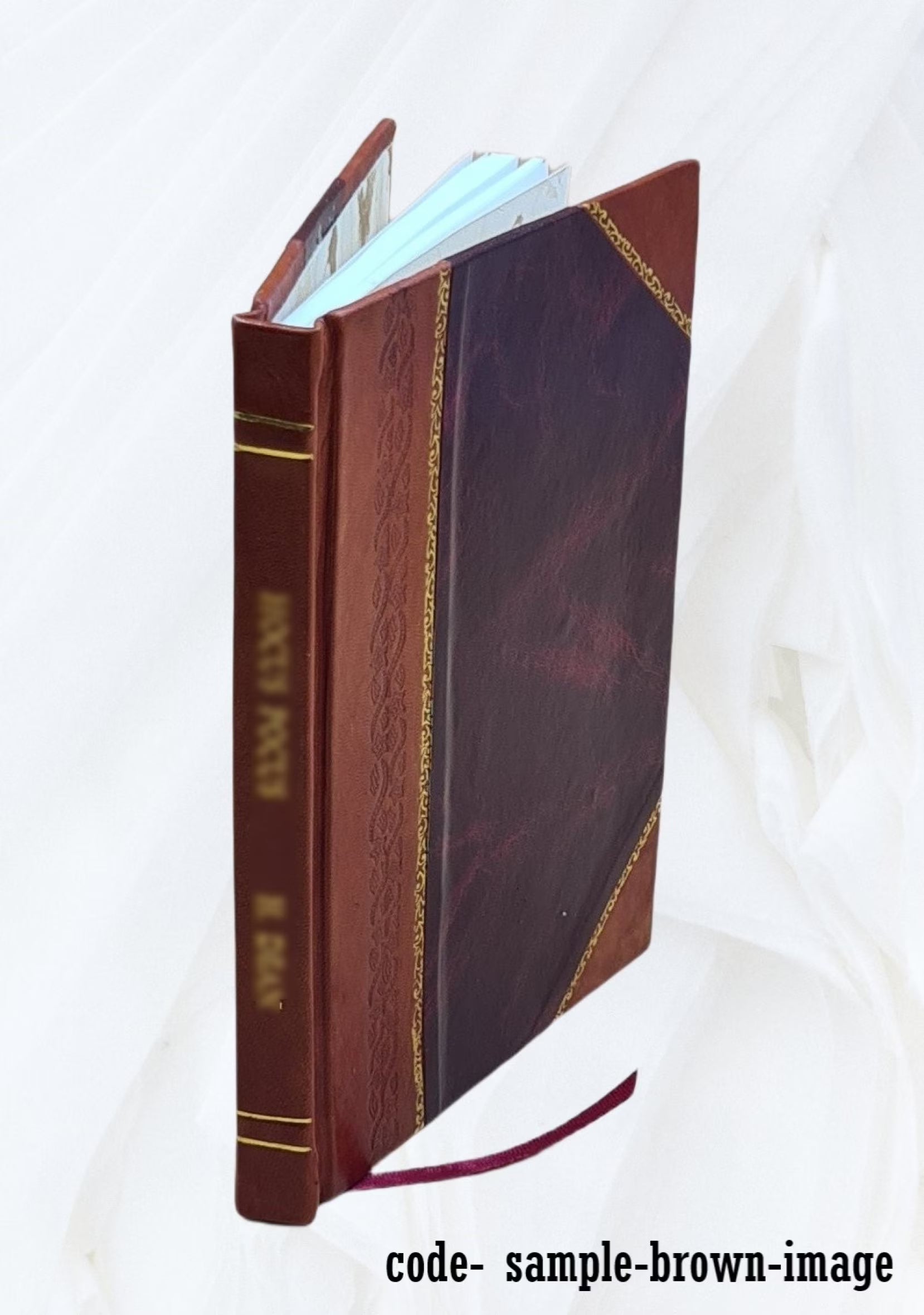 Human Slavery Leather Bound Book Q792097