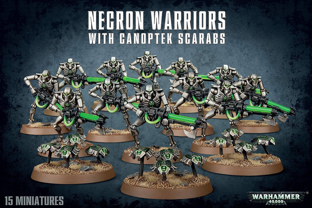 Warhammer Necron Warriors with Canoptek Scarabs G3714
