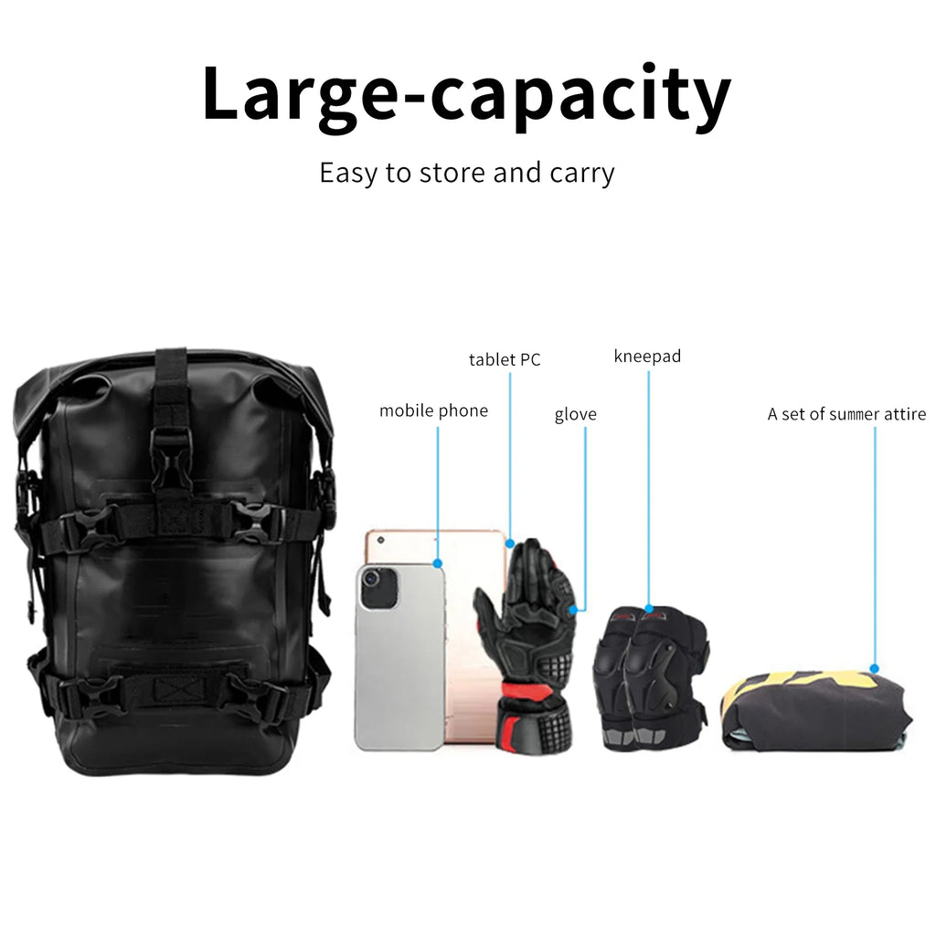 Waterproof Motorcycle Frame Bag, 8L Motorbike Side Bag U361712