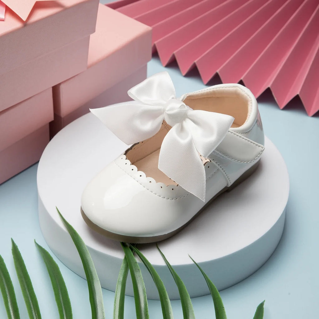 Toddler Girls Mary Jane Bowknot Soft Sole Princess Shoes K468038
