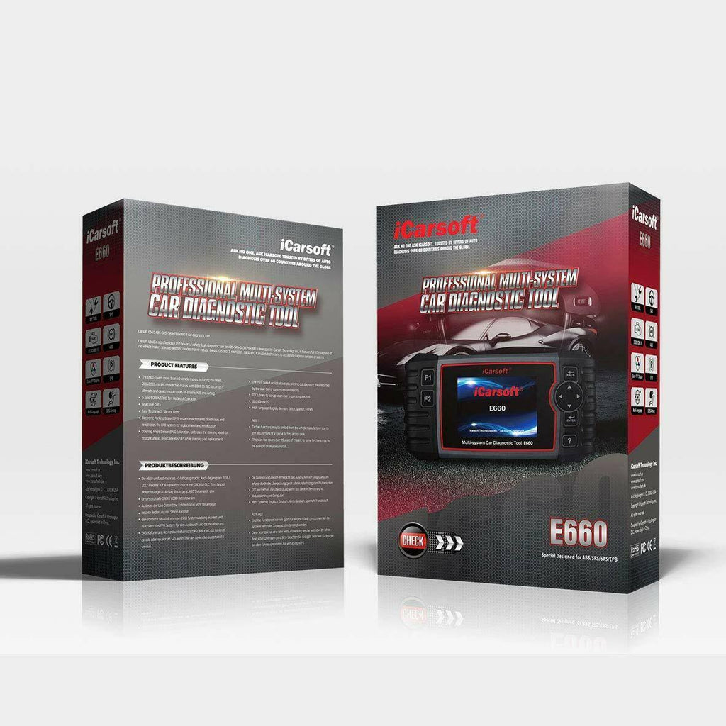 ABS+SRS+SAS+EPB+OBD II Diagnostic Tool L123