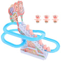 Electric Piggy Climbing Stairs Tracks Slide Toy P216243