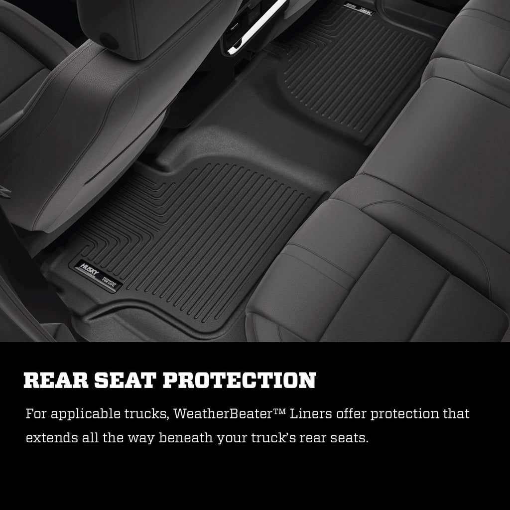 Black Front & 2nd Seat Floor Liners 3 Pcs U4176