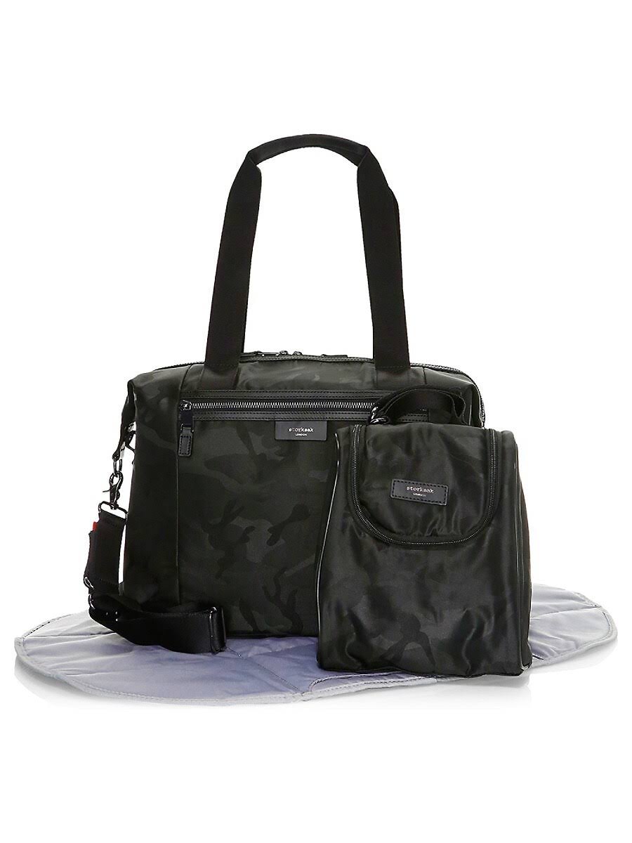 Black Camo Diaper Bag Z991