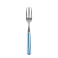 White Stripe Light Blue Cake Fork Set of 4 J46836
