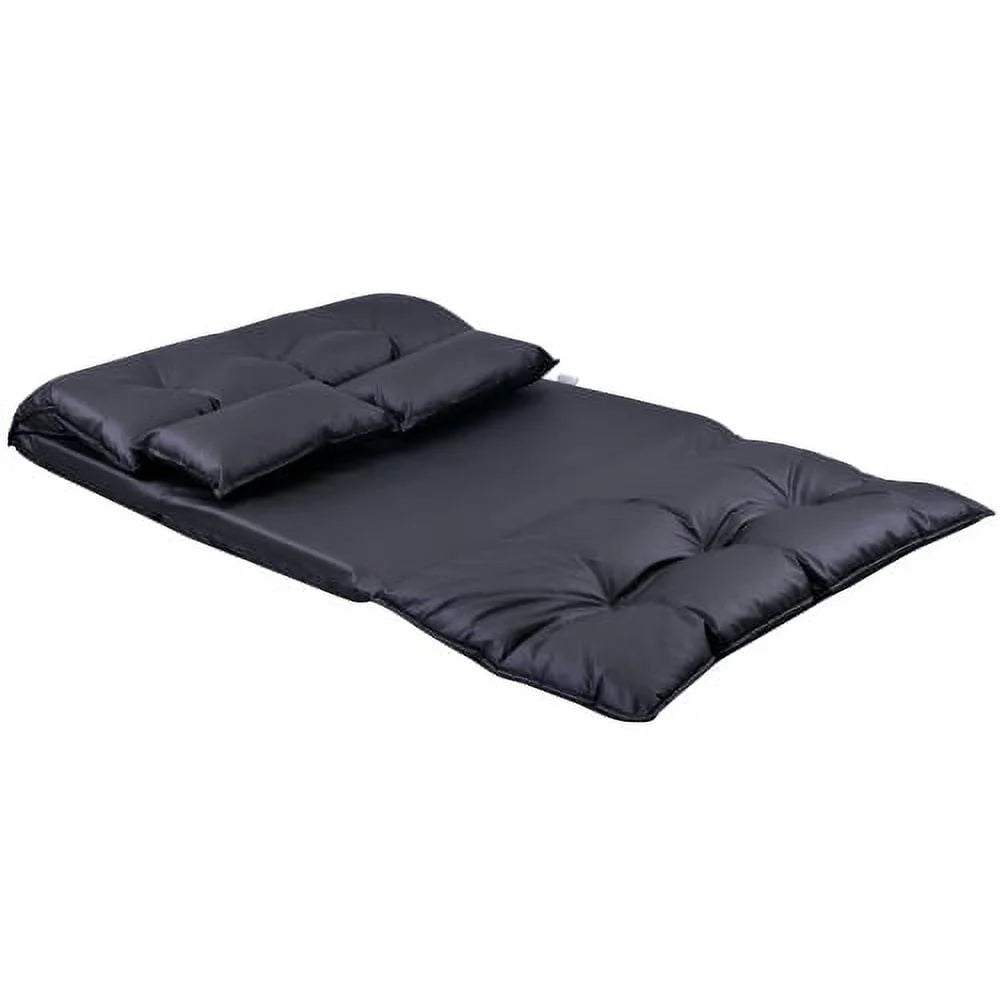 Adjustable Folding Futon Sofa with Two Pillows C233487