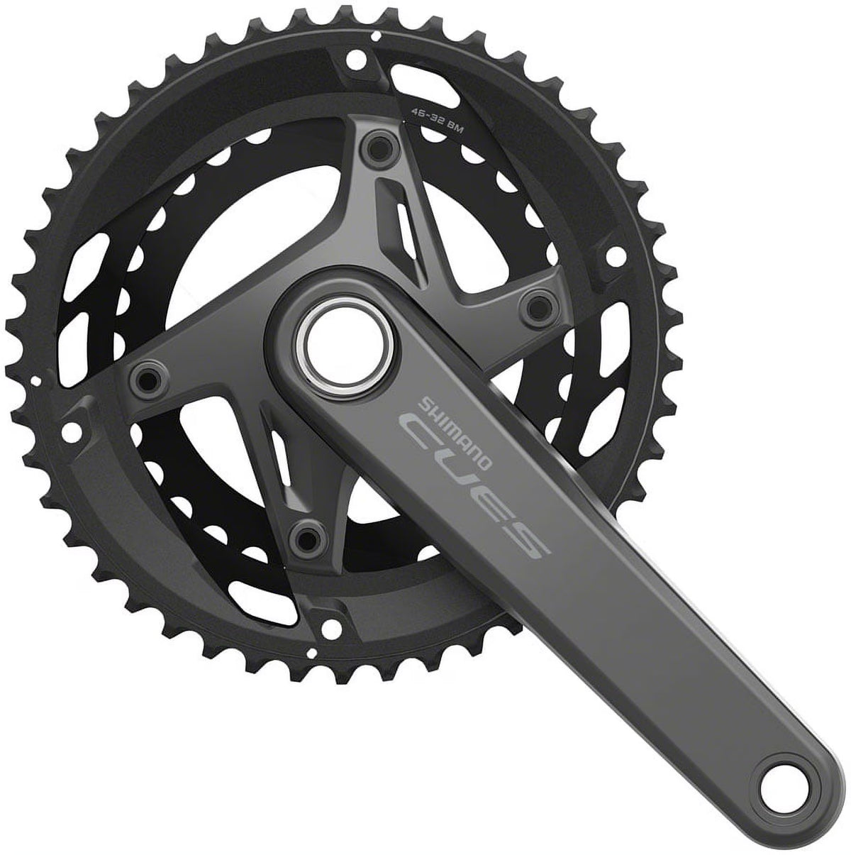 Black 175mm 11-Speed 46/32t Crankset Q644121