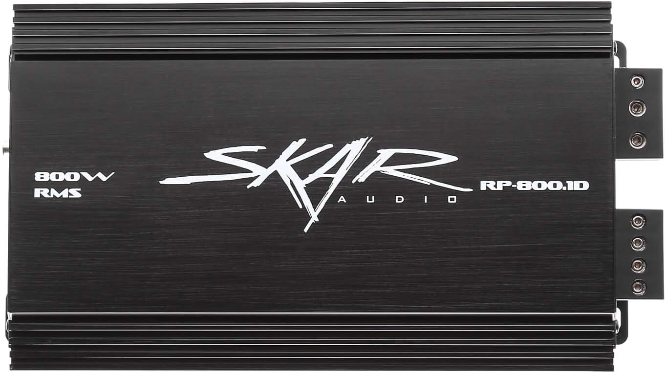 Single 10" Loaded Enclosure Subwoofer Bass Package with Amplifier U3518